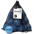 Gamma Bag-O-Balls, 18 Pressureless Tennis Balls (Blue) -