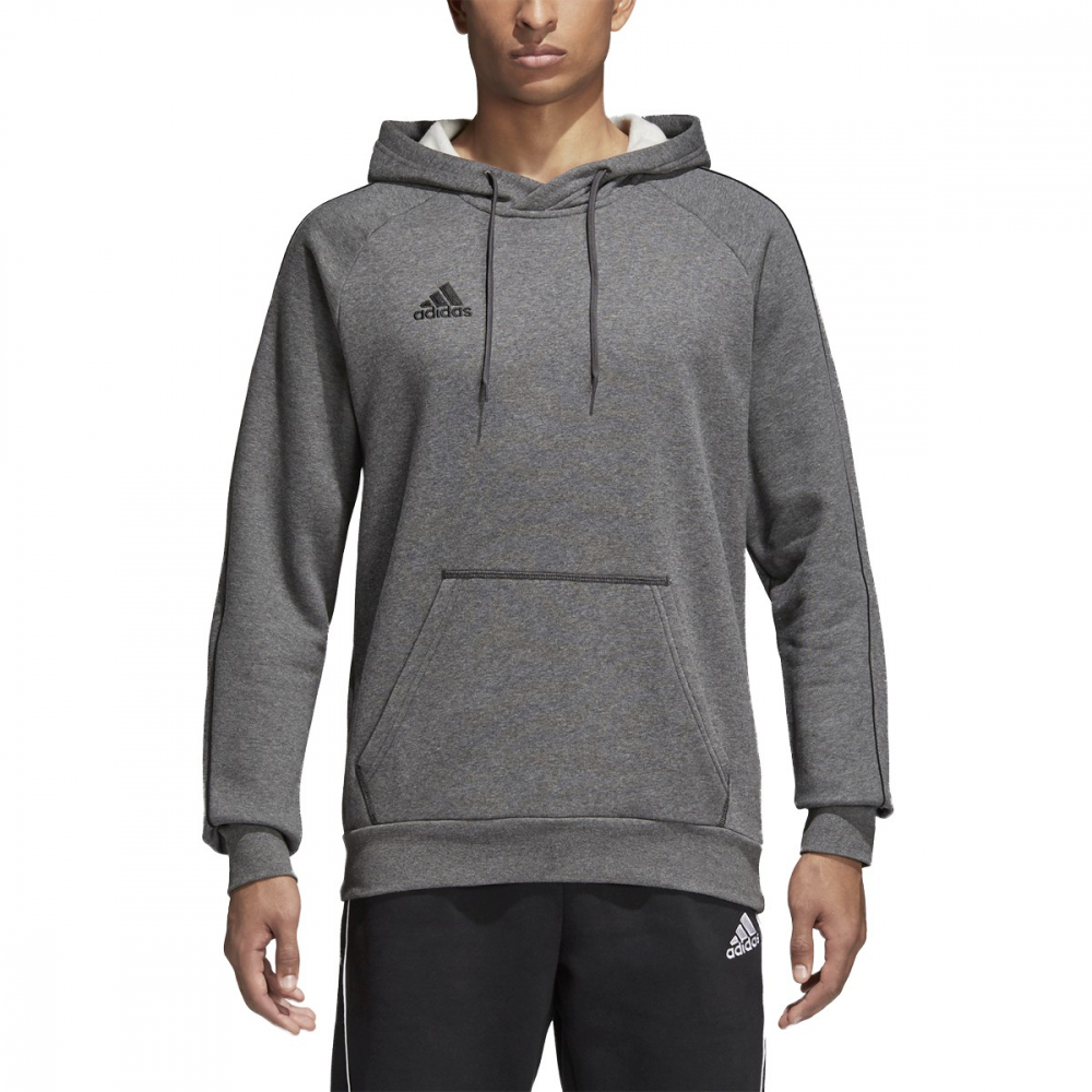 Adidas Men's Core Tennis Hoody (Dark Grey Heather/Black)