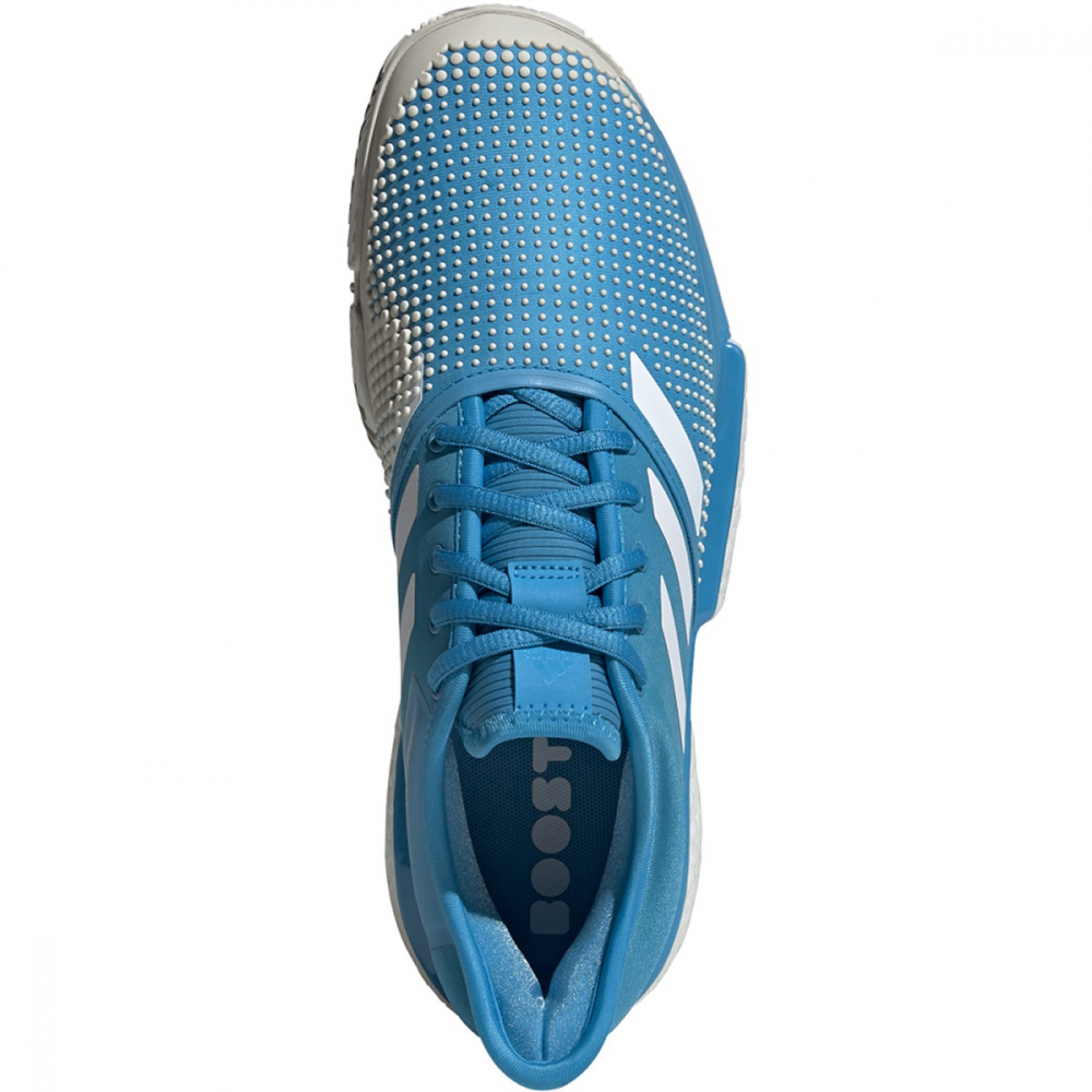 Adidas Men's SoleCourt Boost Clay Court Shoes (Shock