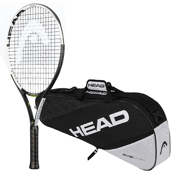 Head Junior IG Speed Tennis Racquet Bundled with Head Elite 3R Pro