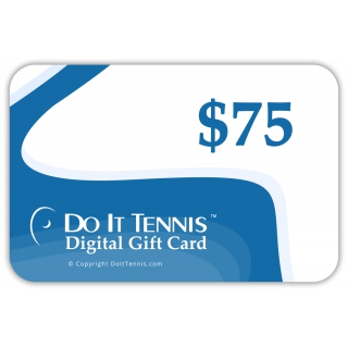 Do It Tennis Digital Gift Certificate $75