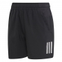 Adidas Boys' Club 3 Stripe Tennis Shorts (Black/White)