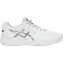 Asics Men's Gel Resolution 7 Tennis Shoes (White/Silver)
