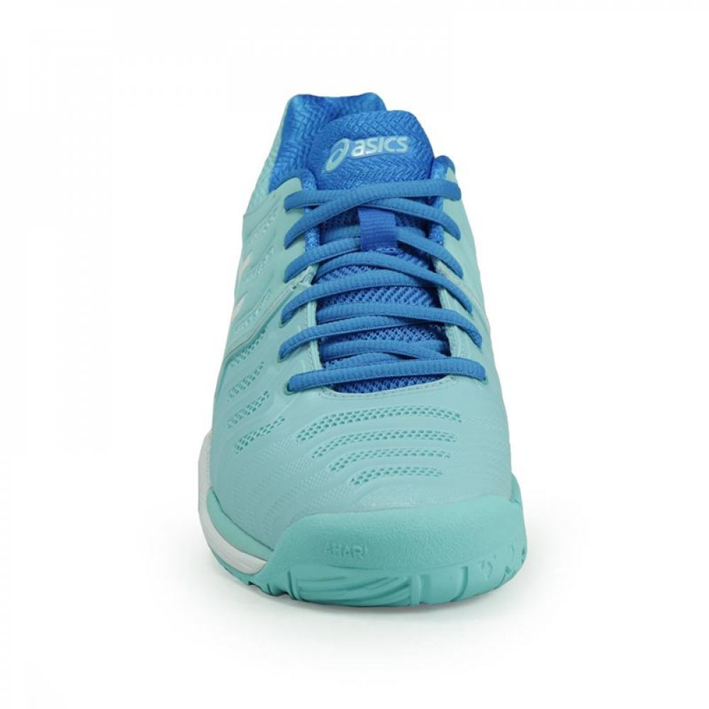 Asics Women's Gel Resolution 7 Tennis Shoes (Aqua/White/Diva Blue)
