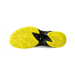 Yonex Junior Power Cushion Eclipsion 2 Tennis Shoes (White/Lime)