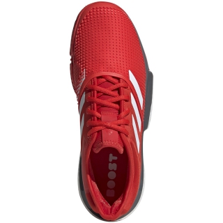 mens red and white adidas shoes