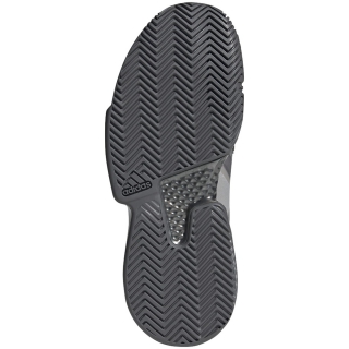 Adidas Women's SoleMatch Bounce Tennis Shoe (Grey Four/Silver Metallic/Grey Two)