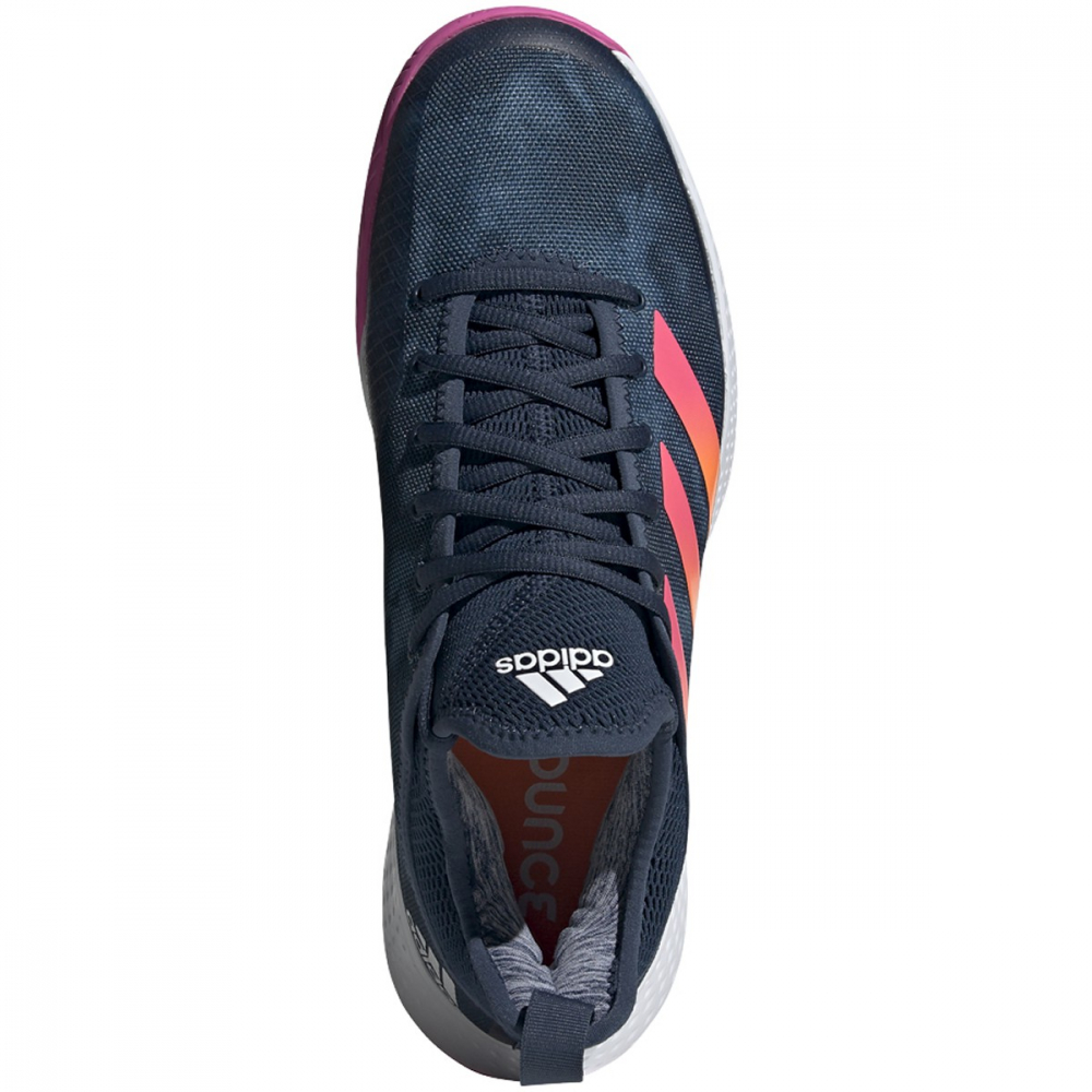 Adidas Men's Defiant Generation Tennis Shoes (Crew Navy/Screaming Pink
