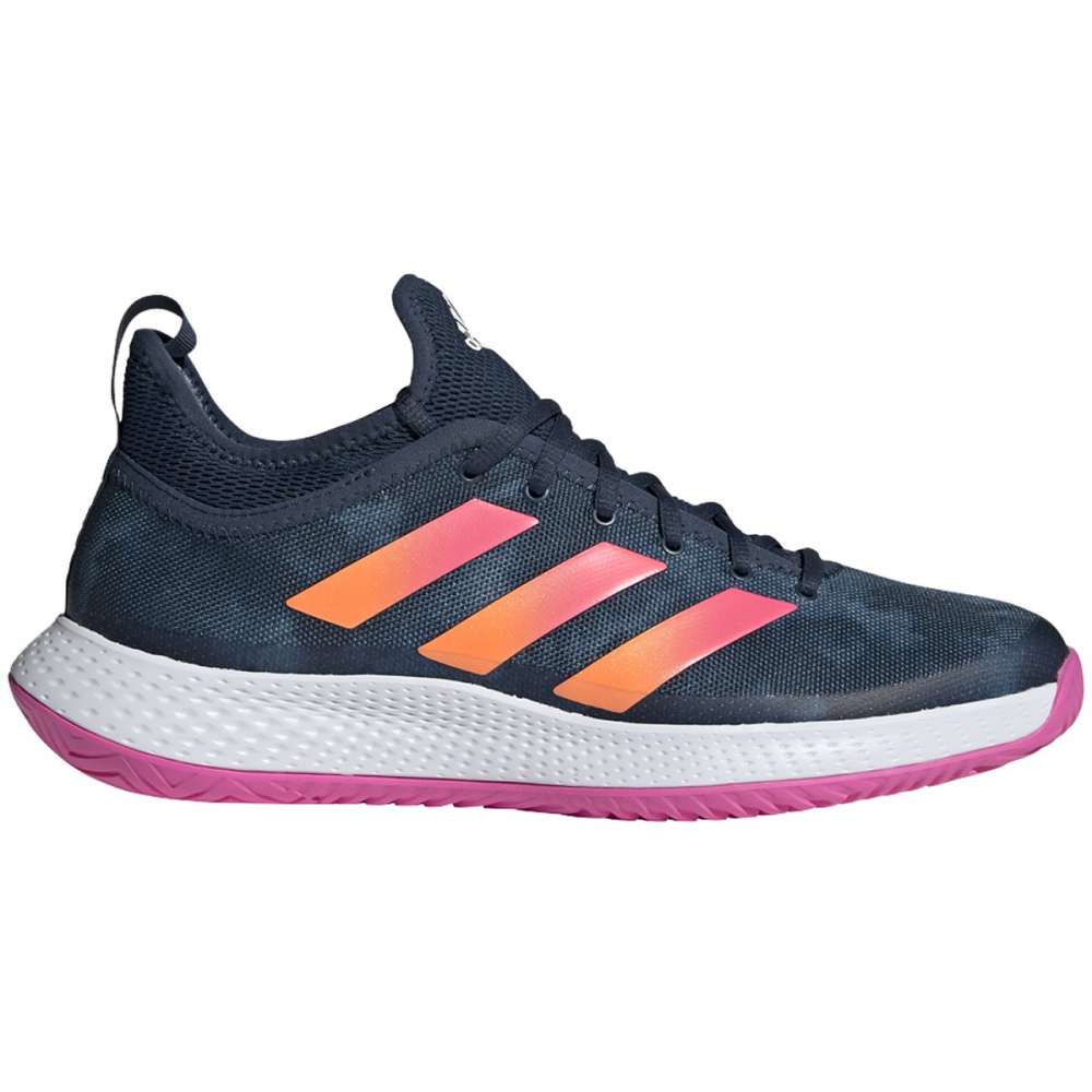 Adidas Men's Defiant Generation Tennis Shoes (Crew Navy/Screaming Pink
