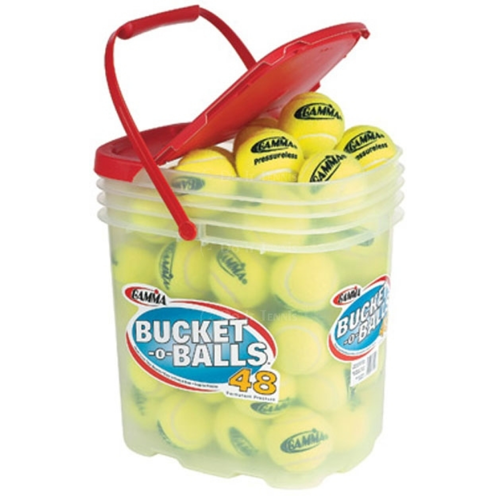 Gamma Bucket-O-Balls Pressureless Tennis Balls