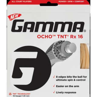 Gamma OCHO TNT Rx 16g Tennis String (Set)