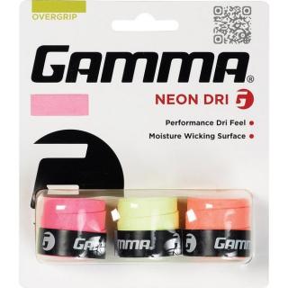 Gamma Neon Dri Overgrip (3-Pack)