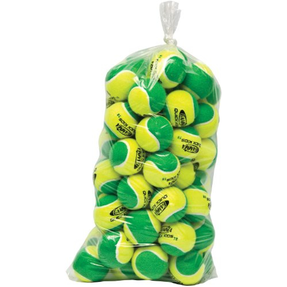 Gamma Quick Kids 78 Green Tennis Balls (60 Ball Bag)