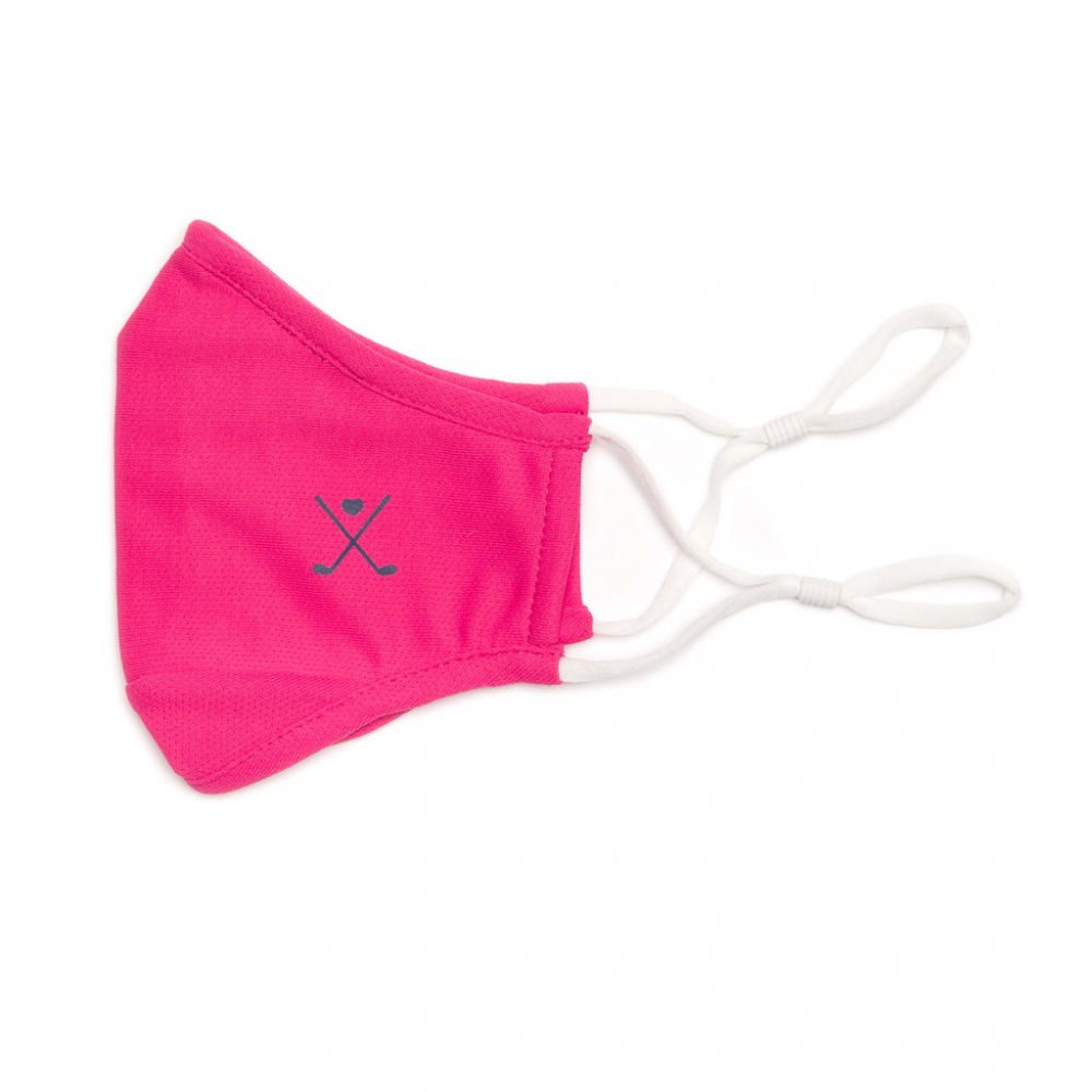 Ame & Lulu Golf Cool Fit Face Mask (Hot Pink)