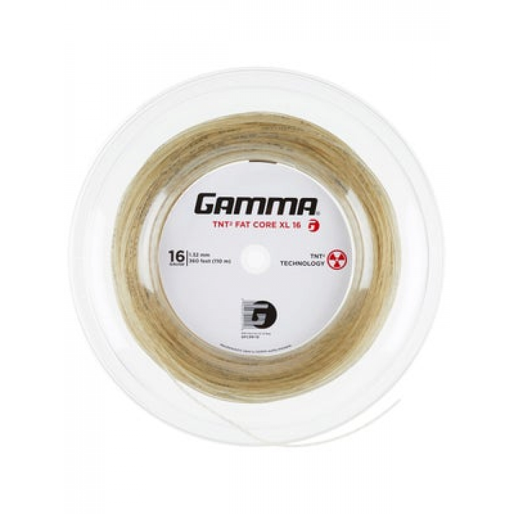 Gamma TNT2 Fat Core XL 16g Tennis String 360' (Reel)