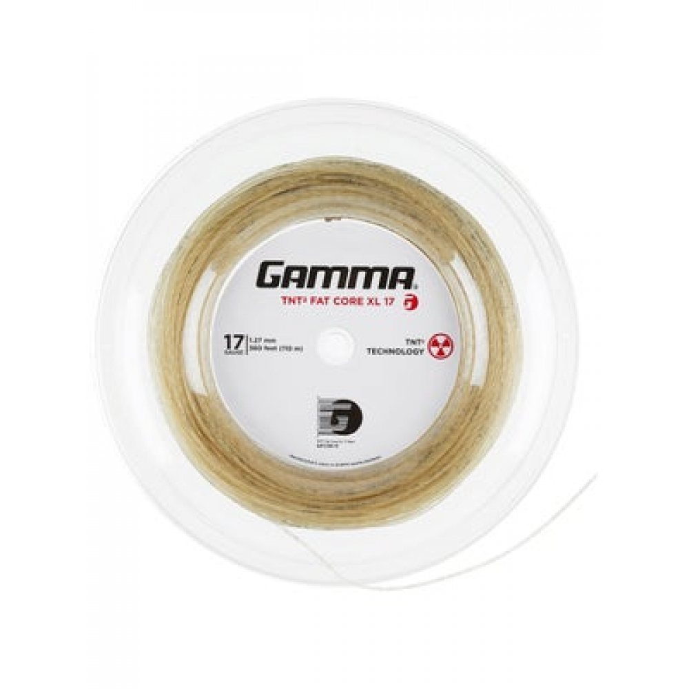 Gamma TNT2 Fat Core XL 17g Tennis String 360' (Reel)