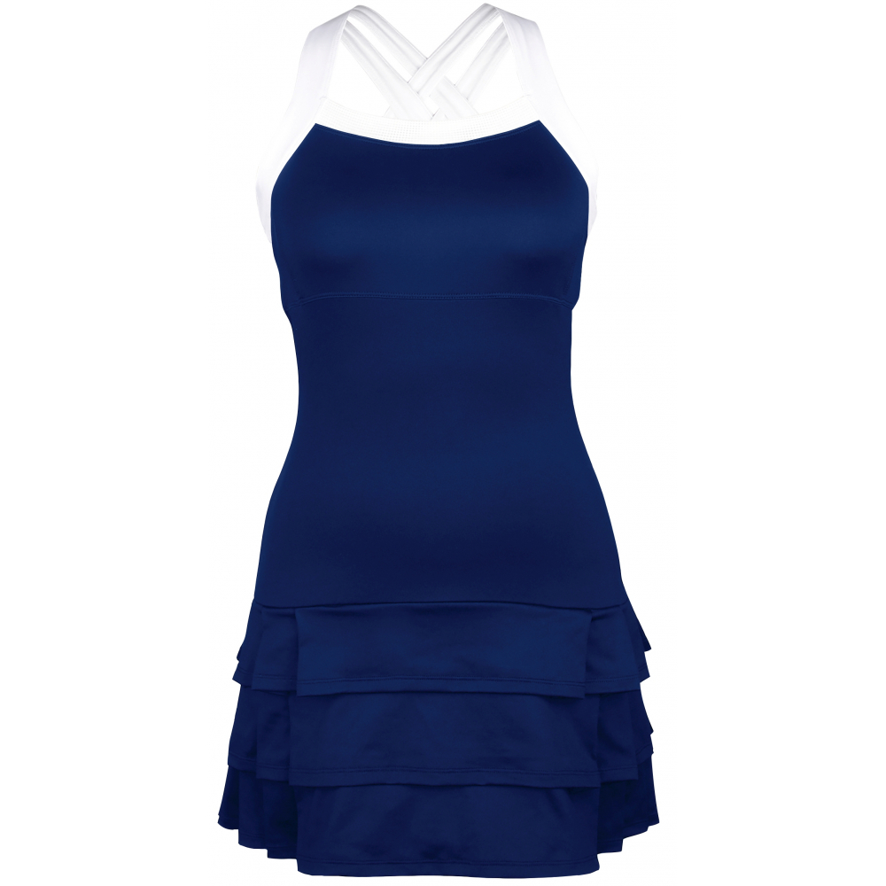 DUC Grace Women's Tennis Dress (Navy/White)