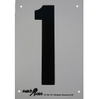 Har-Tru Tennis Court Sign Numbers  - Select from 1 to 25 -