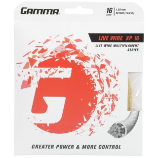 Gamma Live Wire XP 16g Tennis String (Set)