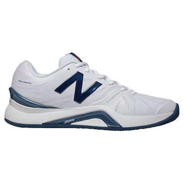 New Balance Men's MC1296W2 (D) Tennis Shoes (White/Blue) from Do It Tennis