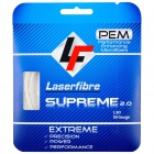 Laserfibre Supreme 2.0 17g Natural Tennis Racquet String (Set) -