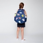Ame & Lulu Little Love Patches Tennis Backpack (Navy/Pink)