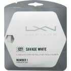Luxilon Savage White 127 16g Tennis String (Set) -