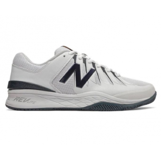 New Balance Men's MC1006BW (D) Tennis Shoes (White/Black)