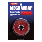Tourna Mega Wrap Tennis Racquet Replacement Grip (Red) -