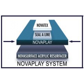 cnovp Nova NovaPlay Heavy Duty Tennis Court Surfacing (5 Gallon Pail)