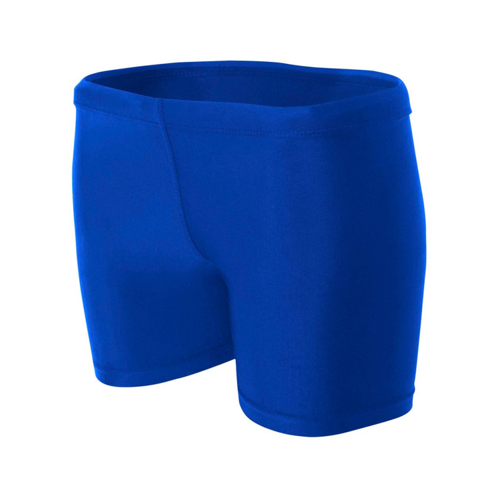A4 Women's 4 Inch Compression Short (Royal)