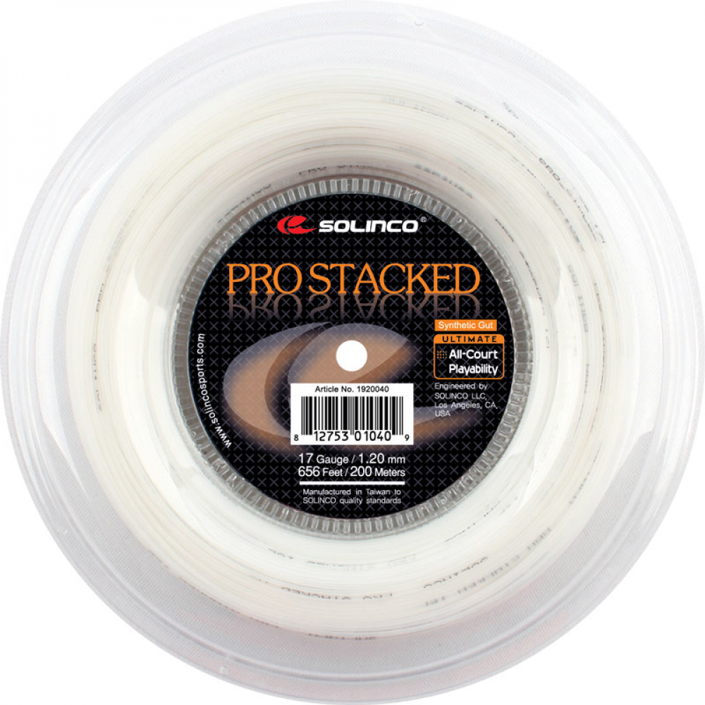 Solinco Pro Stacked 17g Tennis String (Reel)