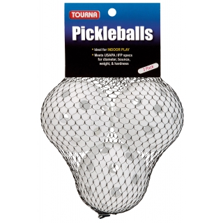 Tourna Indoor White Pickleballs (3-Pack)