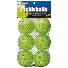Tourna Indoor Lime Green Pickleballs (6-Pack) -