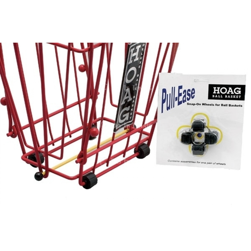 Pull-Ease Snap-On Wheels for ball baskets