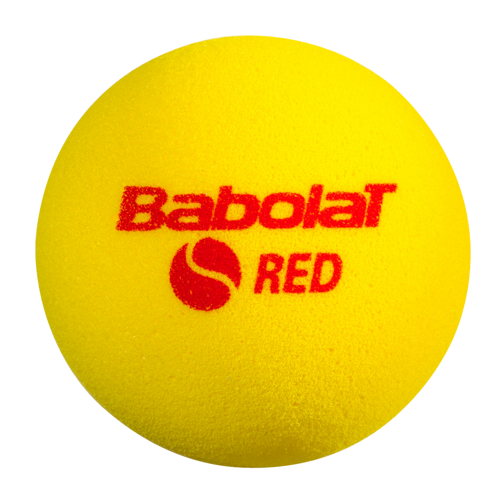 Babolat Kids Red Foam Tennis Ball (3 Balls)
