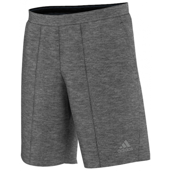 Adidas Men's Barricade Shorts (Dark Heather) - Do It Tennis