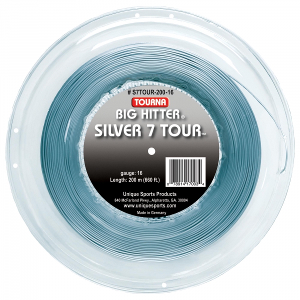 Tourna Big Hitter Silver7 Tour 17g Tennis String (Reel)