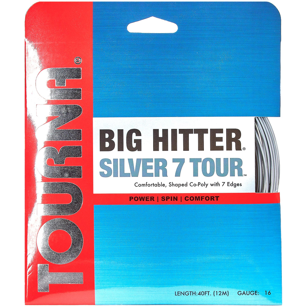 Tourna Big Hitter Silver7 Tour 16g Tennis String (Set)