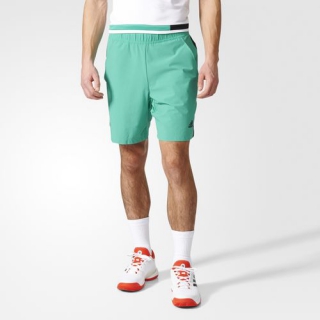 Adidas Men's Roland Garros Tennis Shorts (Core Green/Black)