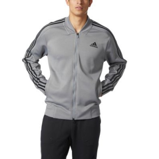 Adidas Men's Sport ID Track/Tennis Bomber Jacket (Grey)