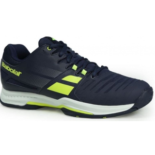 Court Tennis Shoes (Blue/Yellow 
