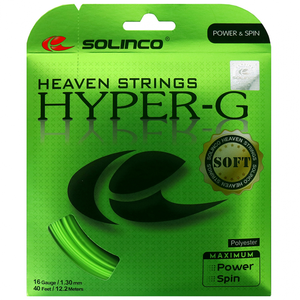 Solinco Hyper-G Soft 16g Tennis String (Set)