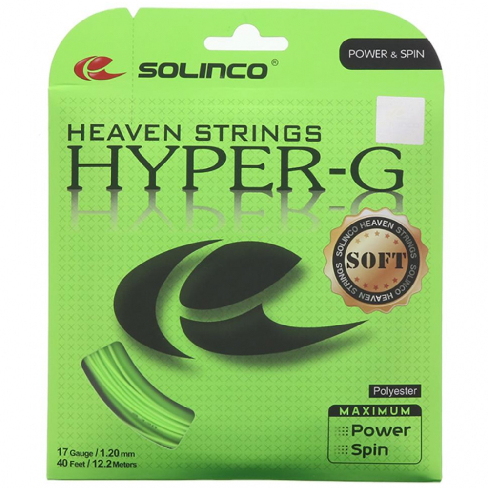 Solinco Hyper-G Soft 17g Tennis String (Set)