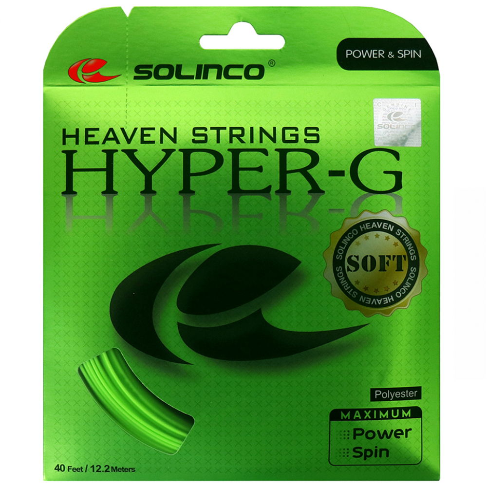 Solinco Hyper-G Soft 18g Tennis String (Set)
