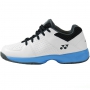 Yonex Junior Power Cushion Eclipsion 2 Tennis Shoes (White/Sky Blue)