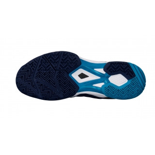 Yonex Men's Power Cushion Sonicage Wide Tennis Shoes (Blue/Navy)