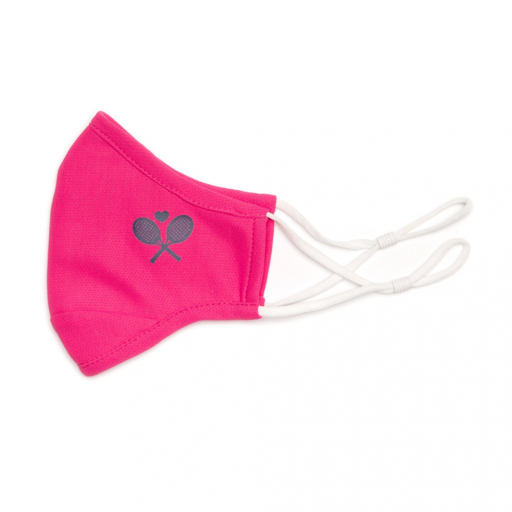 Ame & Lulu Tennis Cool Fit Face Mask (Hot Pink)