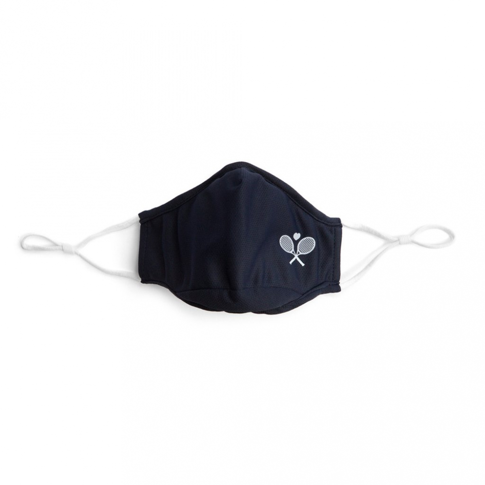Ame & Lulu Tennis Cool Fit Face Mask (Navy)