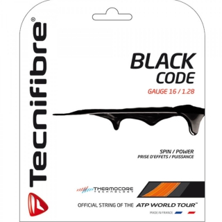 Tecnifibre Black Code Fire 16g Tennis String (Set)